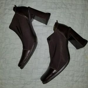 Massimo Brown leather bootie